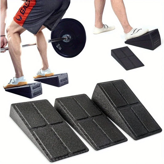 Squat Wedge Block Adjustable EVA Non-Slip Deadlift Ramp Strength Training Slant Board for Gym Home Workout Calf Stretching