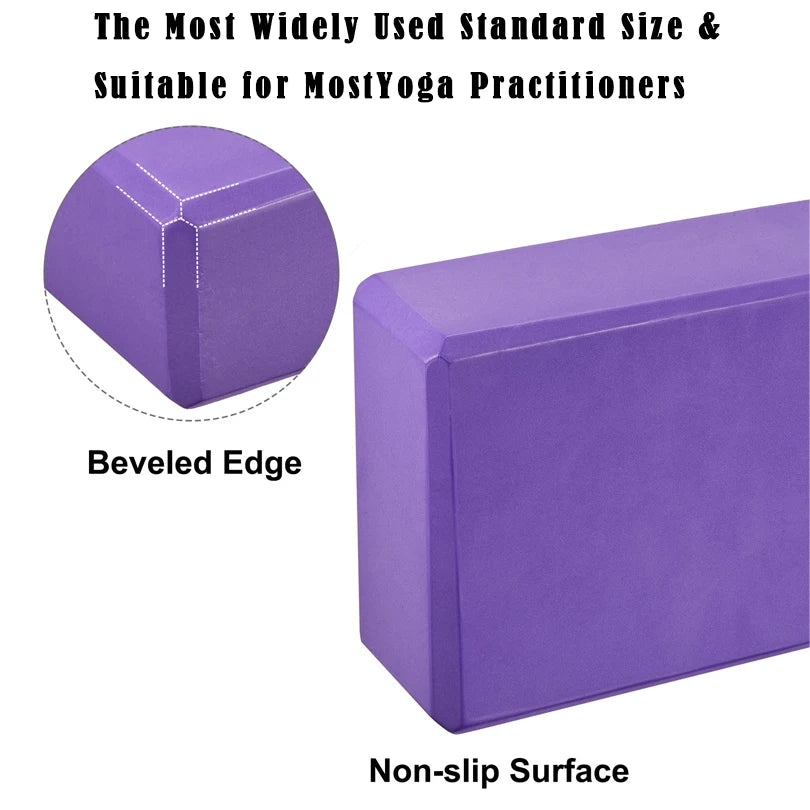 Yoga Building Blocks Cubes Pilates Bricks Reinforcement Mats Sports Supplies Exercise Home Exercise Equipment Fitness Eva