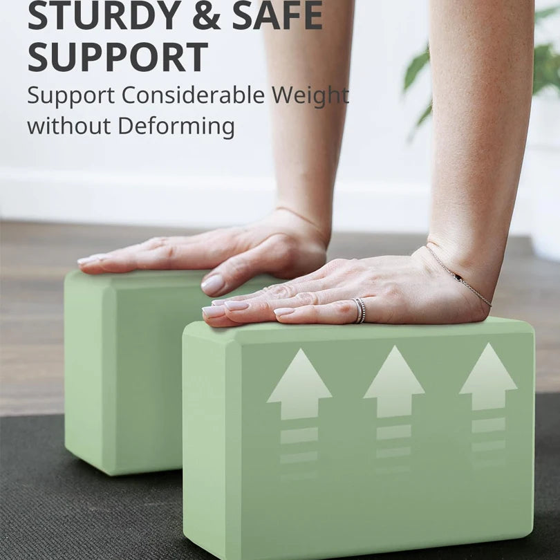 Yoga Building Blocks Cubes Pilates Bricks Reinforcement Mats Sports Supplies Exercise Home Exercise Equipment Fitness Eva